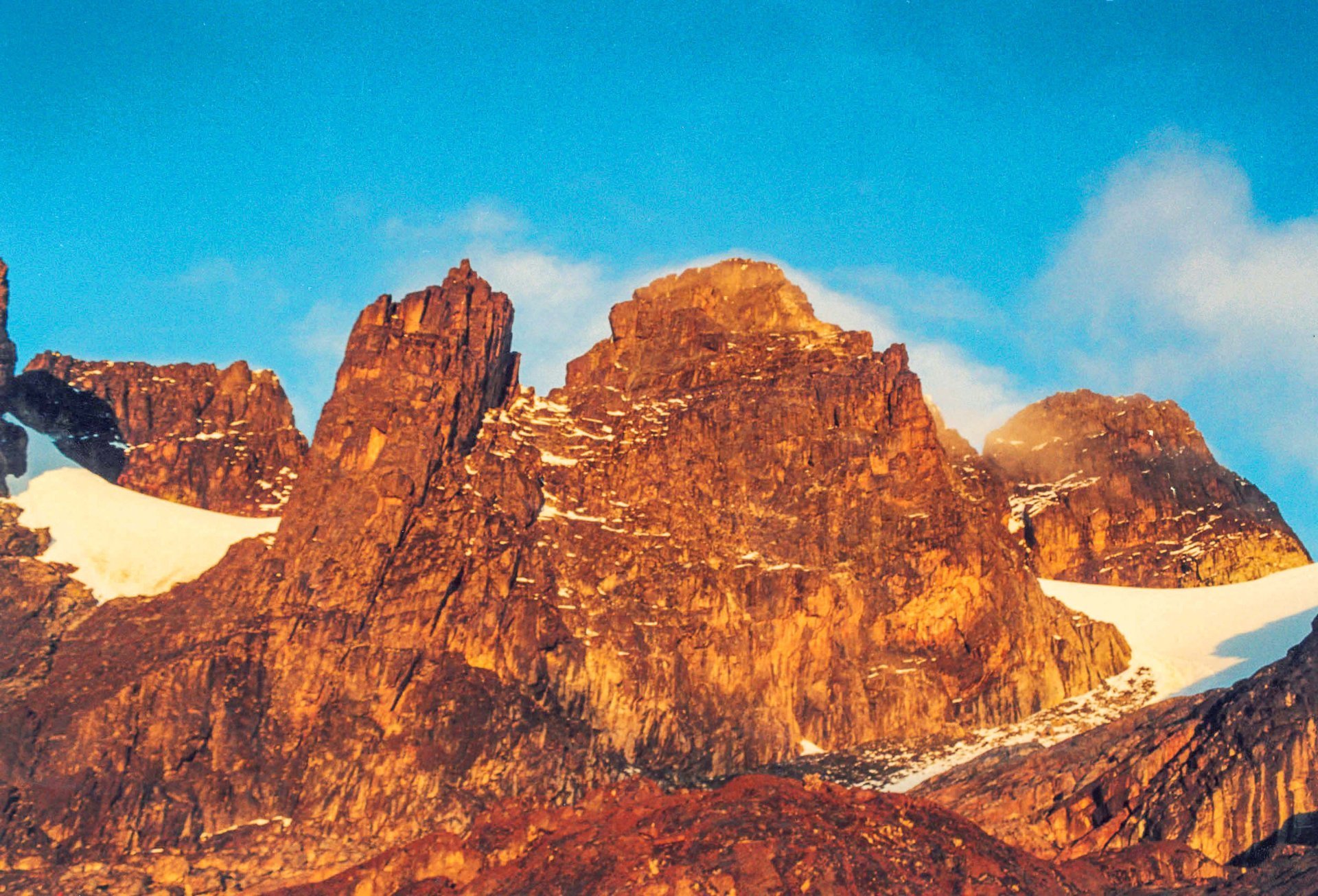 Rwenzori Mountain peaks