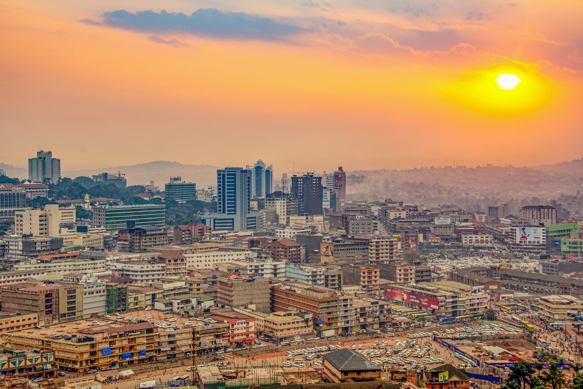 Kampala skyline