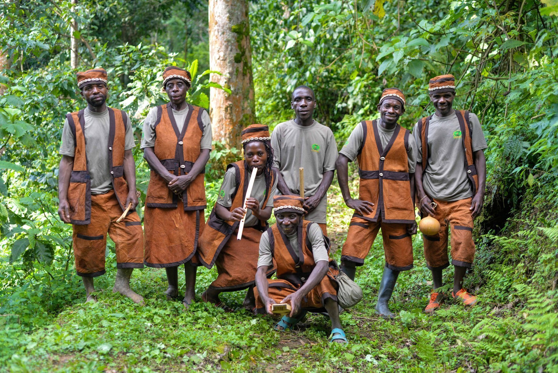 Batwa people in Bwindi